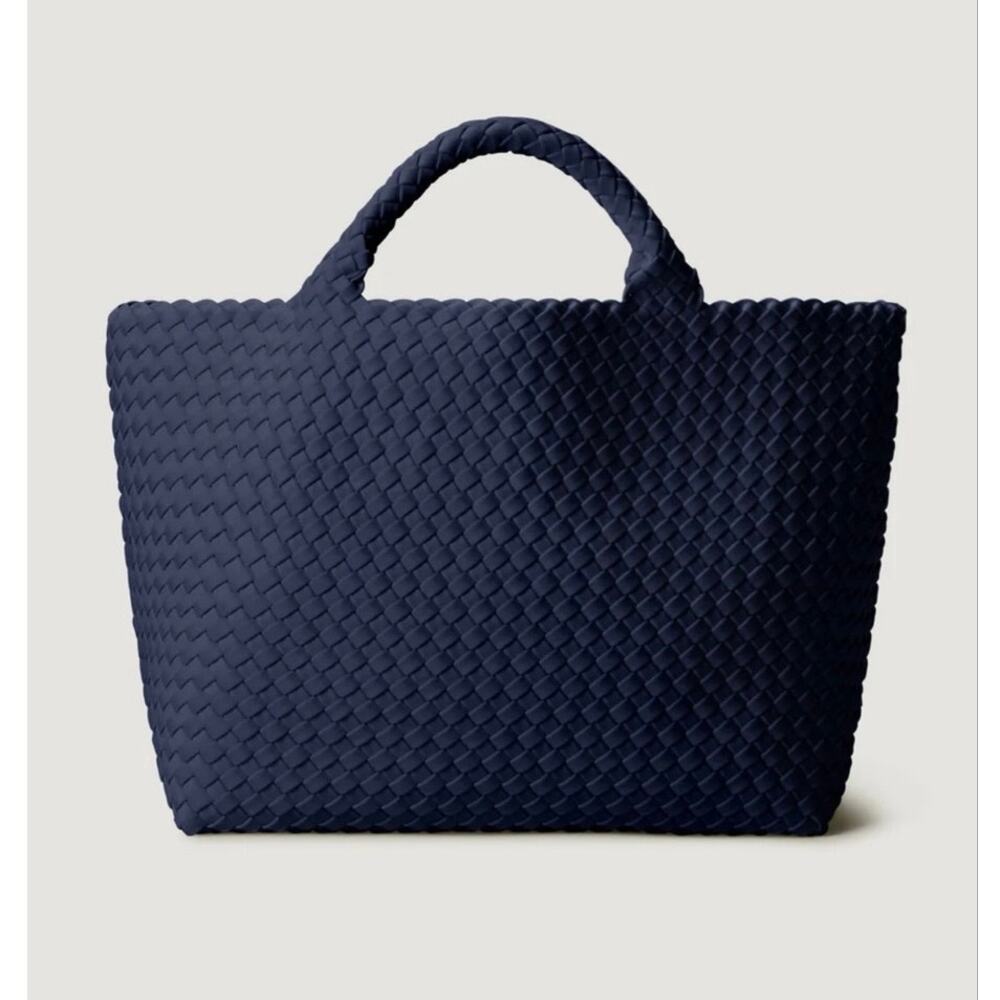 Naghedi St. Barths Medium Tote in Navy Blue